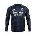 ADIDAS REAL MADRID 2025/2026 AWAY PLAYER LONG SLEEVE JERSEY - LEGEND INK