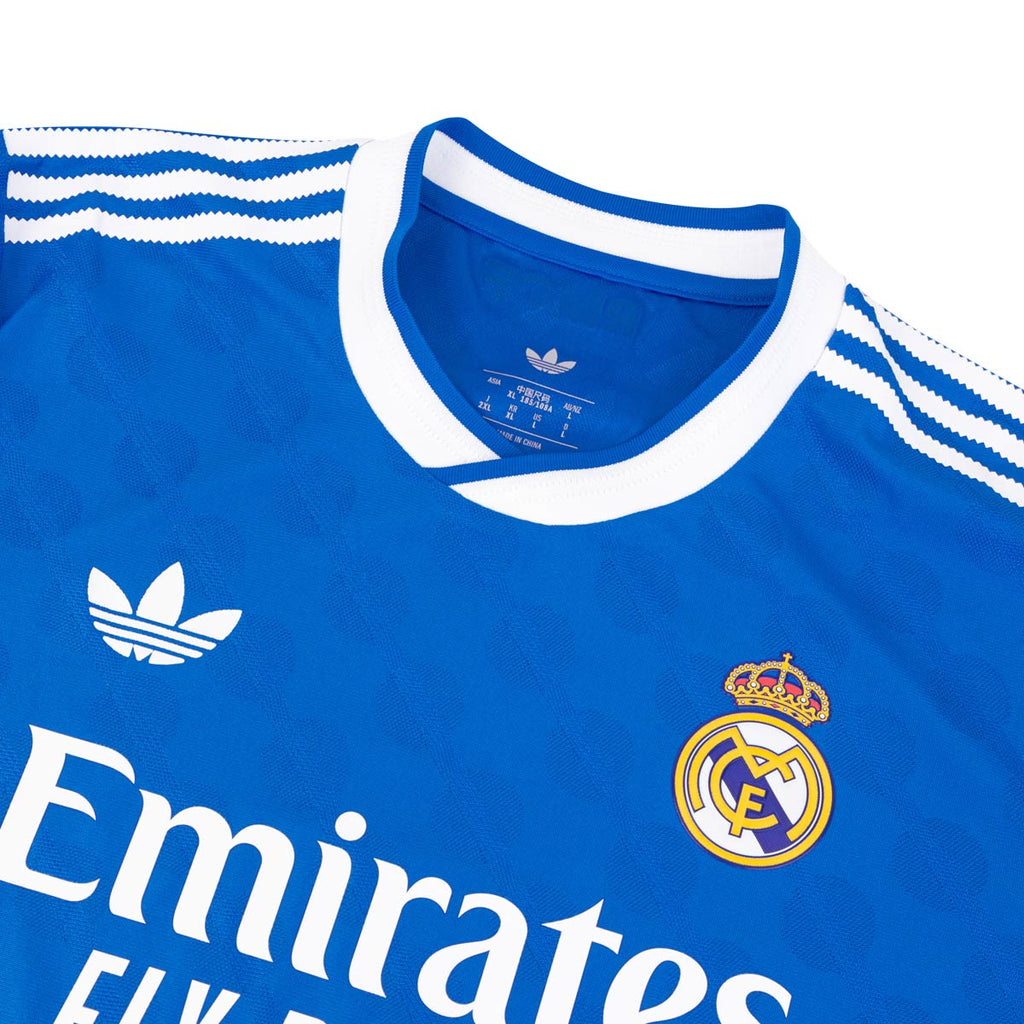 ADIDAS REAL MADRID 2025/2026 THIRD PLAYER LONG SLEEVE JERSEY - BLUEBIRD