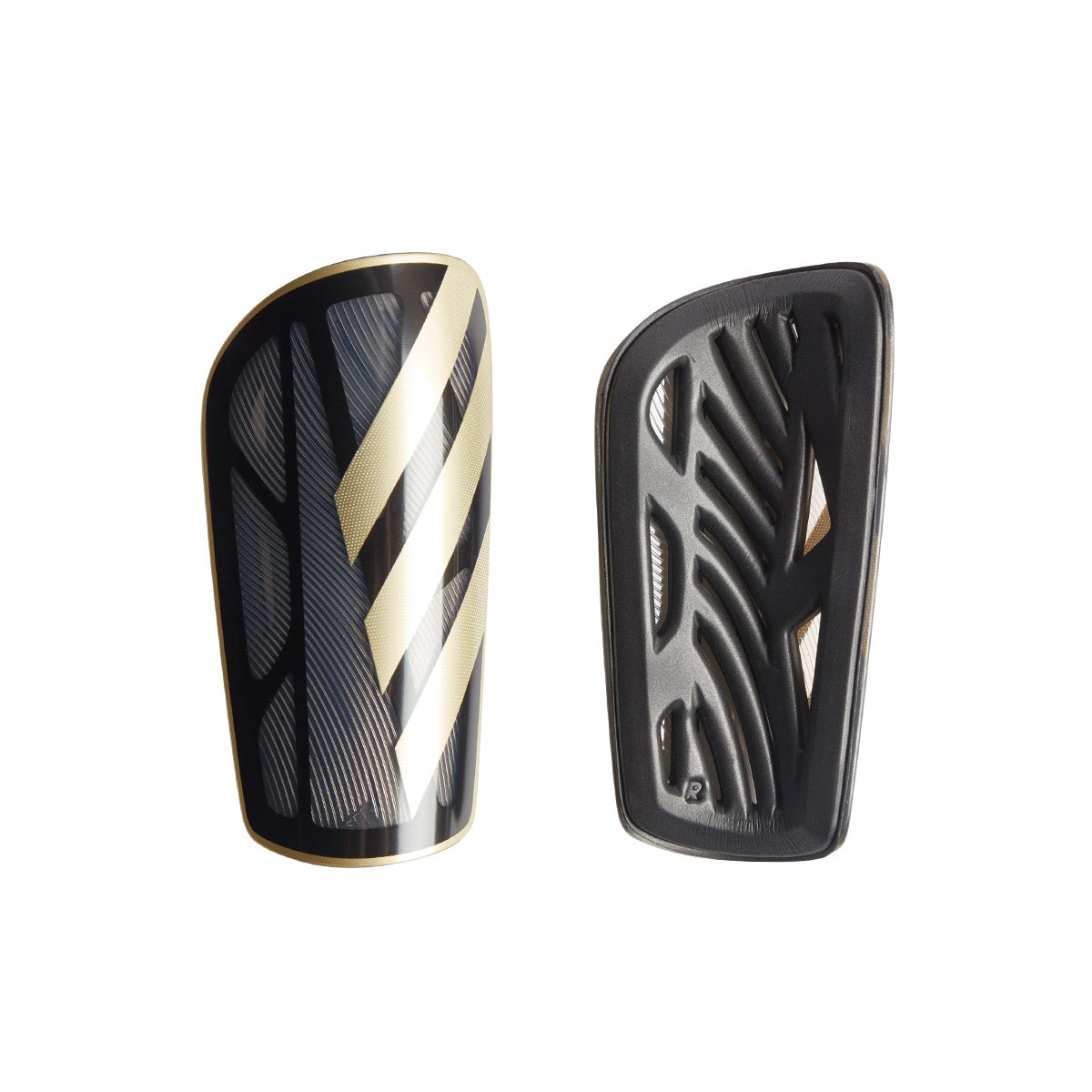 ADIDAS TIRO LEAGUE SHIN GUARDS - BLACK/GOLD MET/WHITE