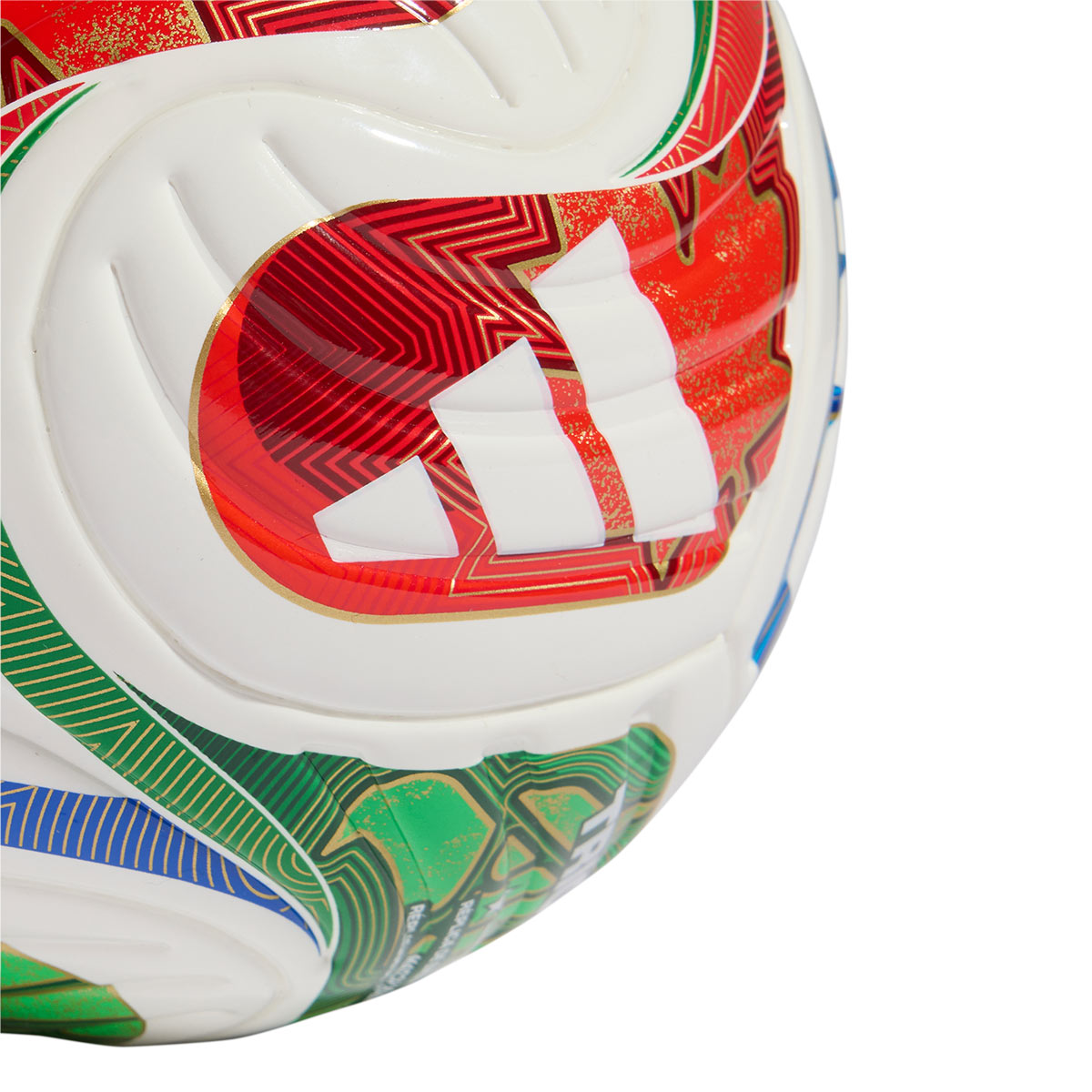 ADIDAS TRIONDA MINI BALL - WHITE BLUE/POWER RED/AMAZON GREEN