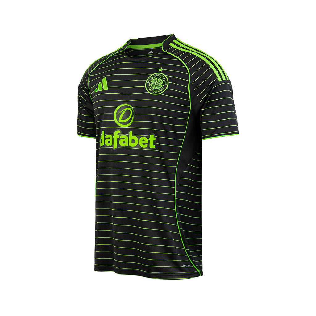 ADIDAS CELTIC FC 2025/2026 AWAY REPLICA JERSEY - BLACK
