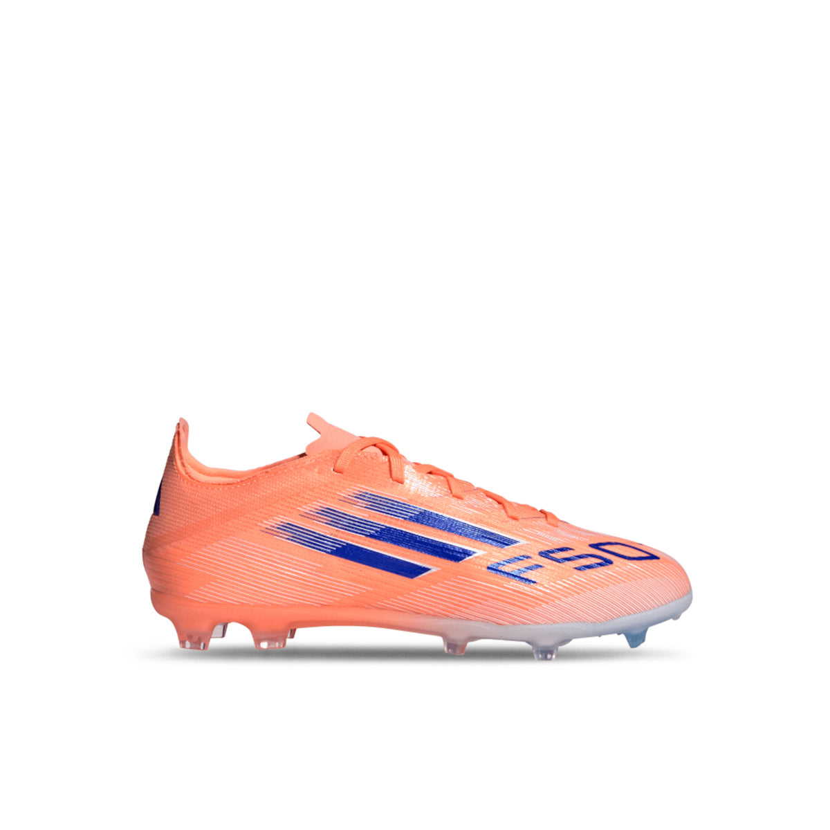 ADIDAS F50 ELITE FG J - BEAM ORANGE/LUCID BLUE/FTWR WHITE
