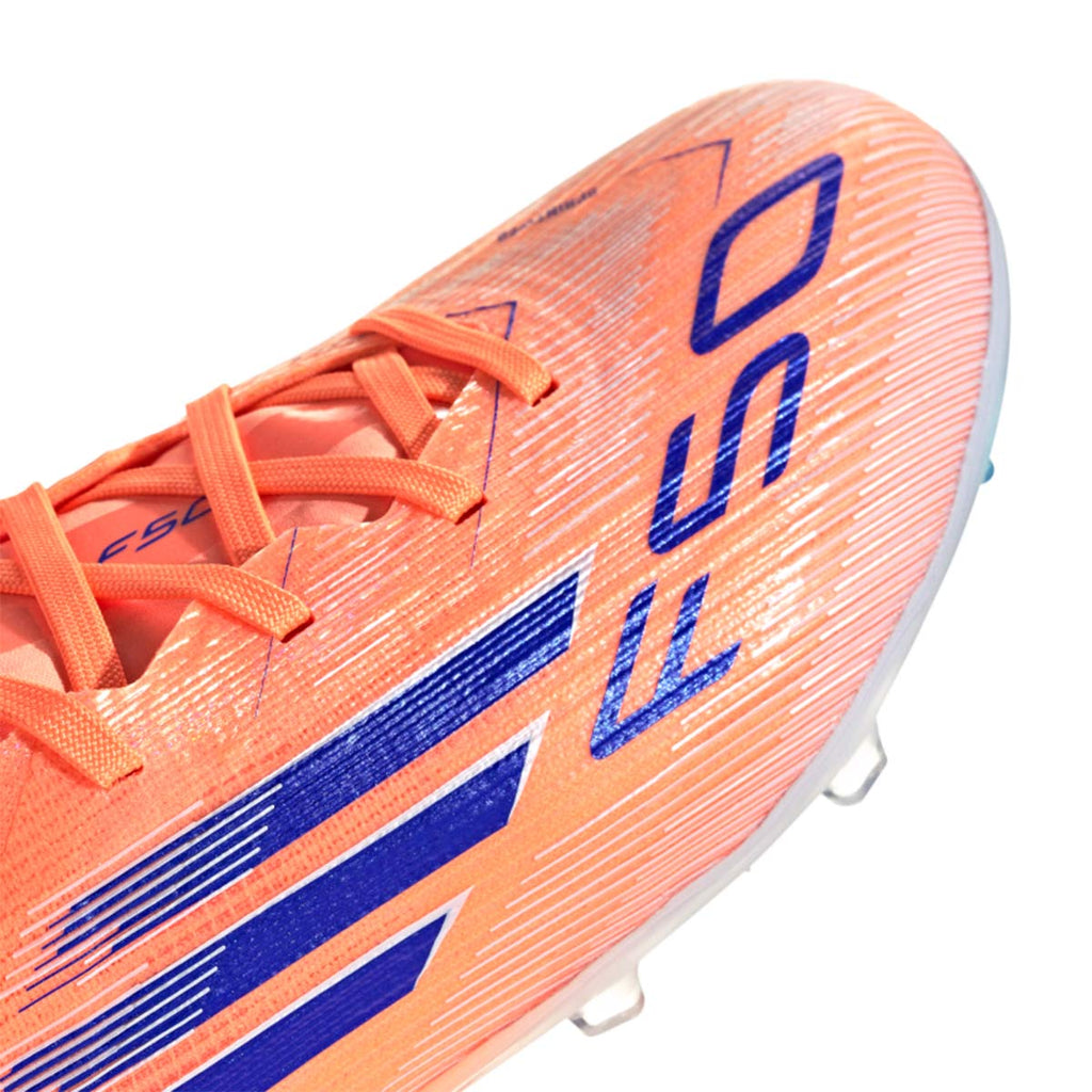 ADIDAS F50 ELITE FG J - BEAM ORANGE/LUCID BLUE/FTWR WHITE