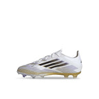 ADIDAS F50 ELITE FG J - FTWR WHITE/CORE BLACK/GOLD MET