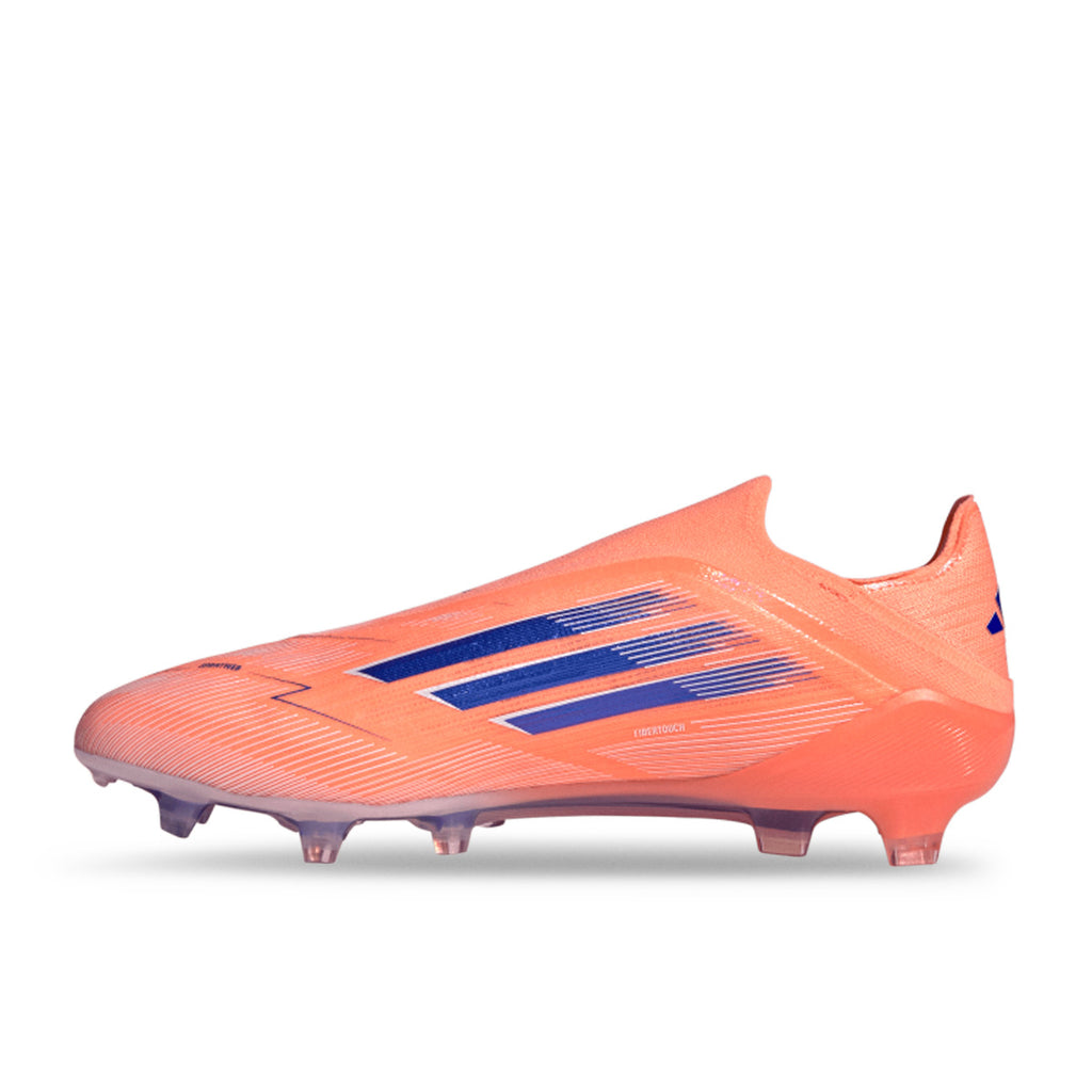 ADIDAS F50 ELITE LACELESS FG - BEAM ORANGE/LUCID BLUE/FTWR WHITE