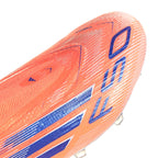 ADIDAS F50 ELITE LACELESS FG - BEAM ORANGE/LUCID BLUE/FTWR WHITE