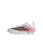 ADIDAS F50 LAMINE YAMAL ELITE LACELESS FG J - FTWR WHITE/CORE BLACK/LUCID RED