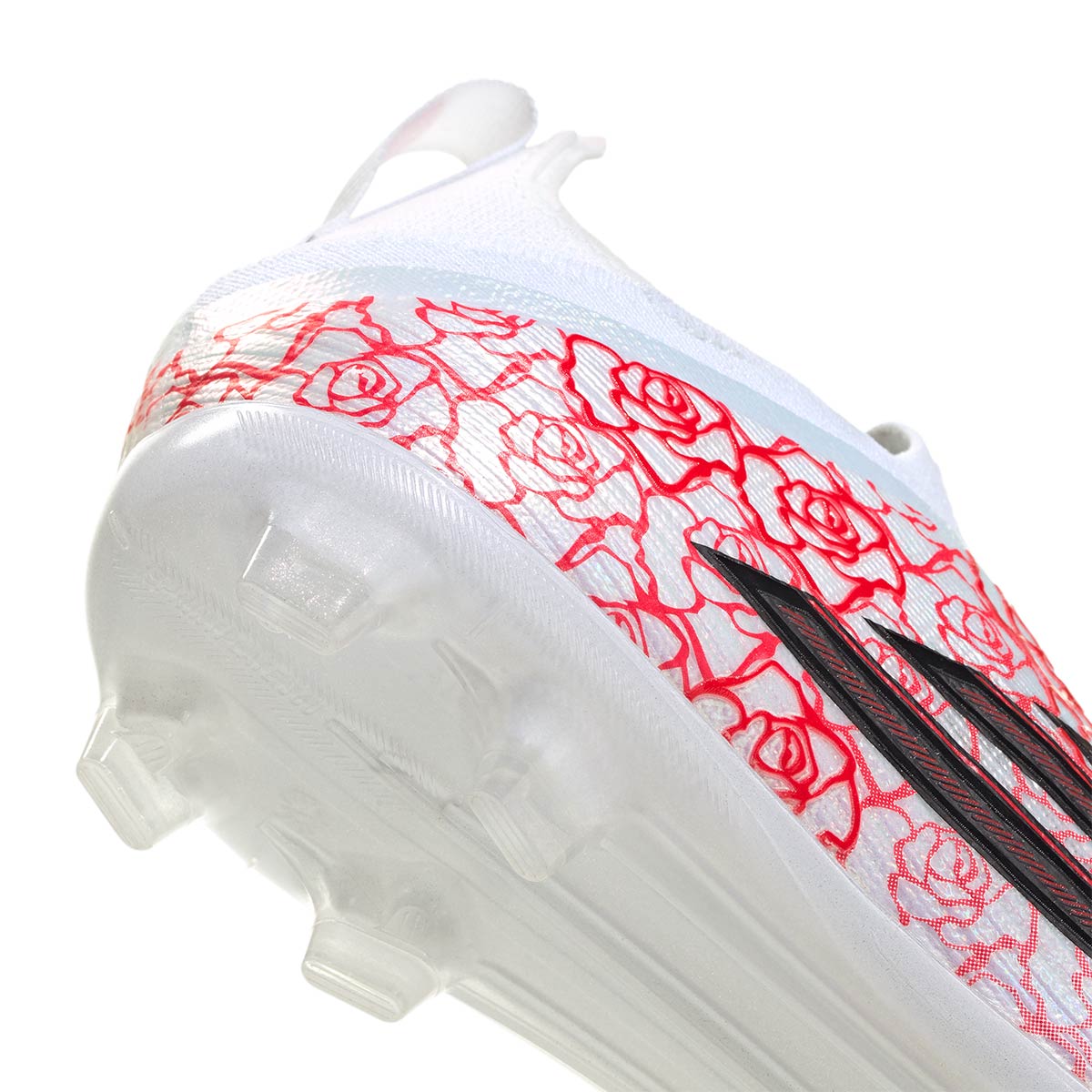 ADIDAS F50 LAMINE YAMAL ELITE LACELESS FG J - FTWR WHITE/CORE BLACK/LUCID RED