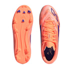 ADIDAS F50 LEAGUE FG/MG J - BEAM ORANGE/LUCID BLUE/FTWR WHITE