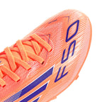 ADIDAS F50 LEAGUE FG/MG J - BEAM ORANGE/LUCID BLUE/FTWR WHITE