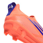ADIDAS F50 LEAGUE LACELESS FG/MG J - BEAM ORANGE/LUCID BLUE/FTWR WHITE