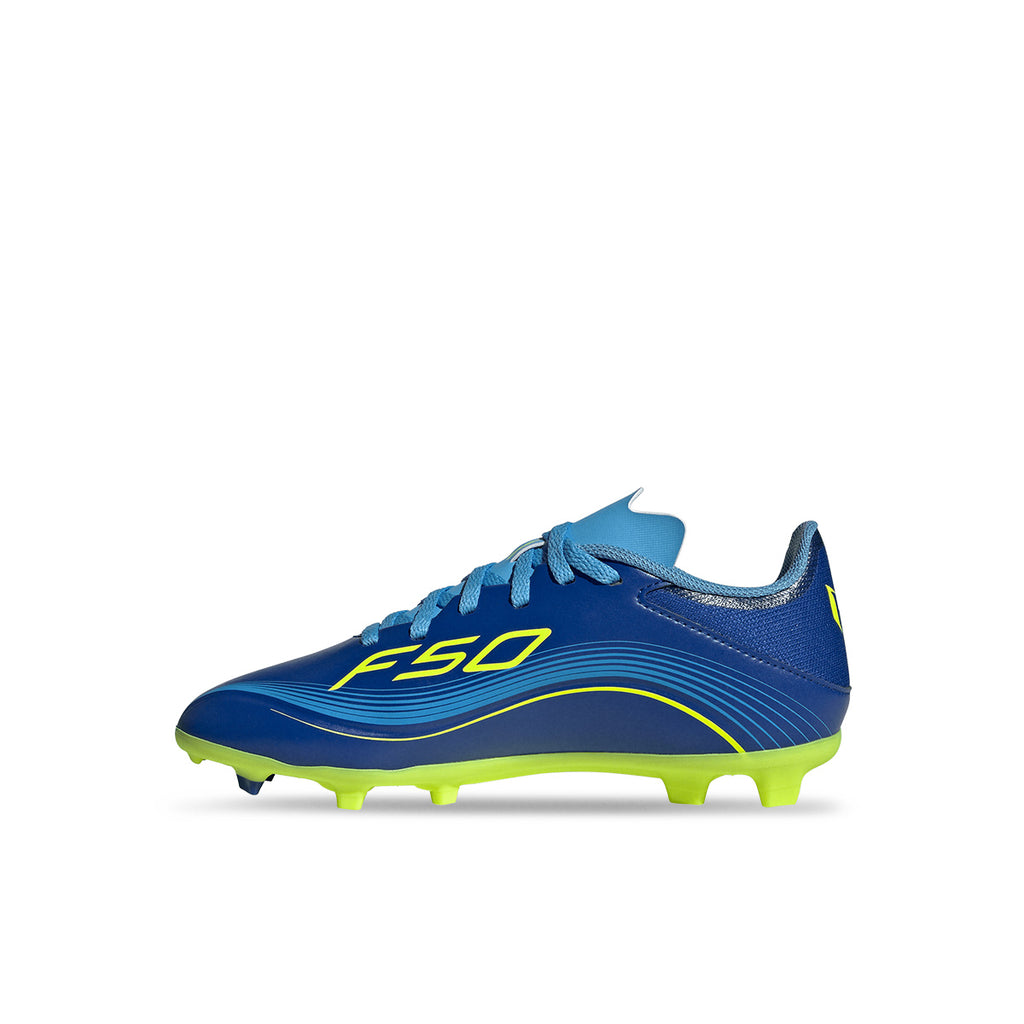 ADIDAS F50 MESSI LEAGUE FG/MG J - TEAM ROYAL BLUE/SOLAR YELLOW/SEMI BLUE BURST