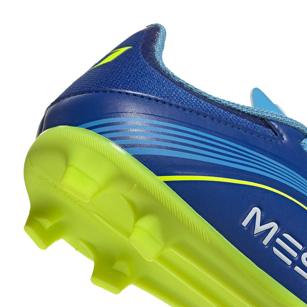ADIDAS F50 MESSI LEAGUE FG/MG J - TEAM ROYAL BLUE/SOLAR YELLOW/SEMI BLUE BURST