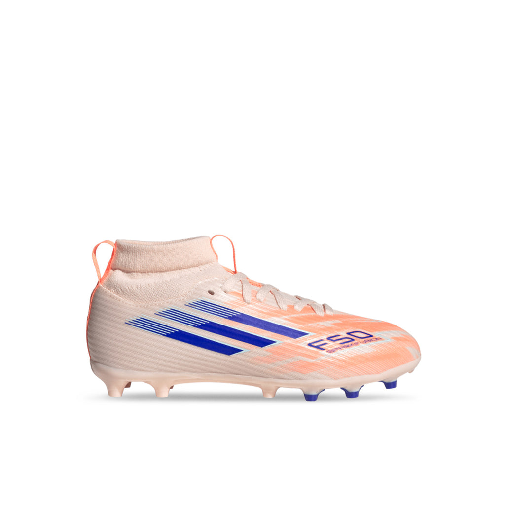 ADIDAS F50 SPARKFUSION LEAGUE FG/AG J - BLISS ORANGE/LUCID BLUE/BEAM ORANGE