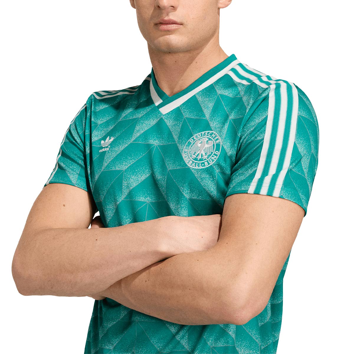 ADIDAS GERMANY 1990 AWAY JERSEY - POWER GREEN