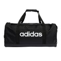ADIDAS LINEAR DUFFEL MEDIUM - BLACK/BLACK/WHITE