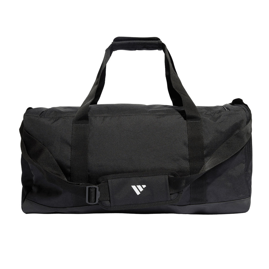 ADIDAS LINEAR DUFFEL MEDIUM - BLACK/BLACK/WHITE