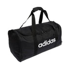 ADIDAS LINEAR DUFFEL MEDIUM - BLACK/BLACK/WHITE