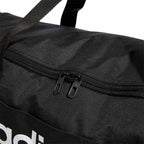 ADIDAS LINEAR DUFFEL MEDIUM - BLACK/BLACK/WHITE