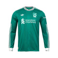 ADIDAS LIVERPOOL 2025/2026 THIRD PLAYER LONG SLEEVE JERSEY - SEA GREEN