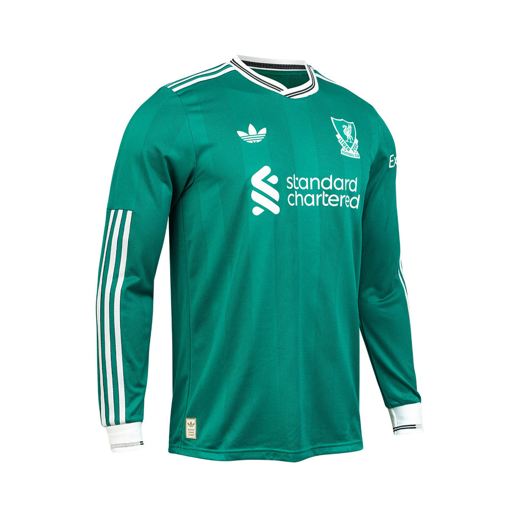 ADIDAS LIVERPOOL 2025/2026 THIRD PLAYER LONG SLEEVE JERSEY - SEA GREEN