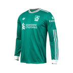 ADIDAS LIVERPOOL 2025/2026 THIRD PLAYER LONG SLEEVE JERSEY - SEA GREEN