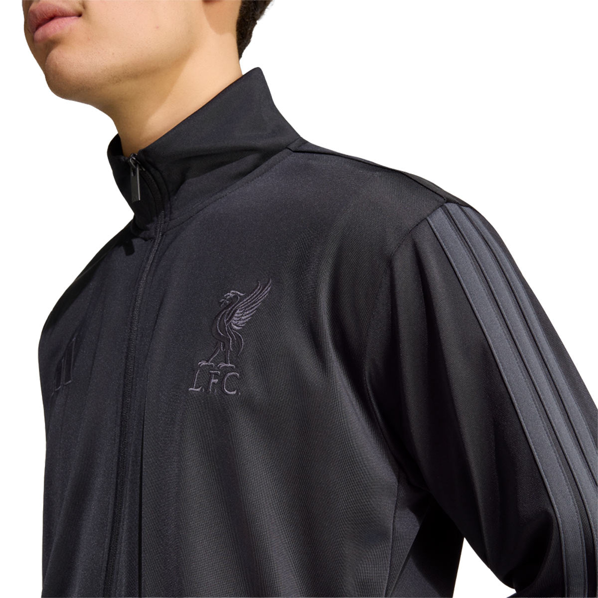 ADIDAS LIVERPOOL DNA TRACK TOP - BLACK