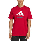 ADIDAS LIVERPOOL GRAPHIC TEE - STRAWBERRY RED