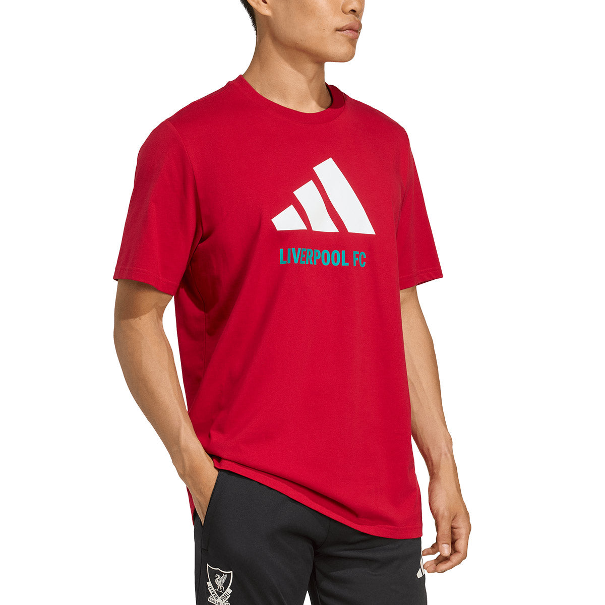 ADIDAS LIVERPOOL GRAPHIC TEE - STRAWBERRY RED