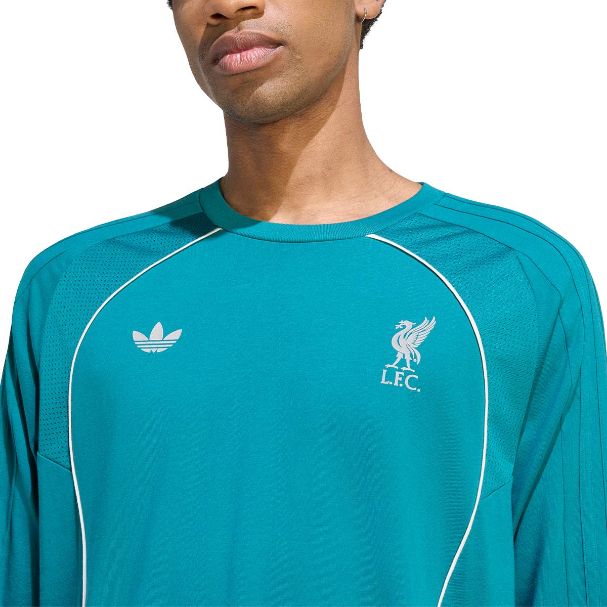 ADIDAS LIVERPOOL TEAMGEIST26 LONG SLEEVE TEE - LEGACY TEAL