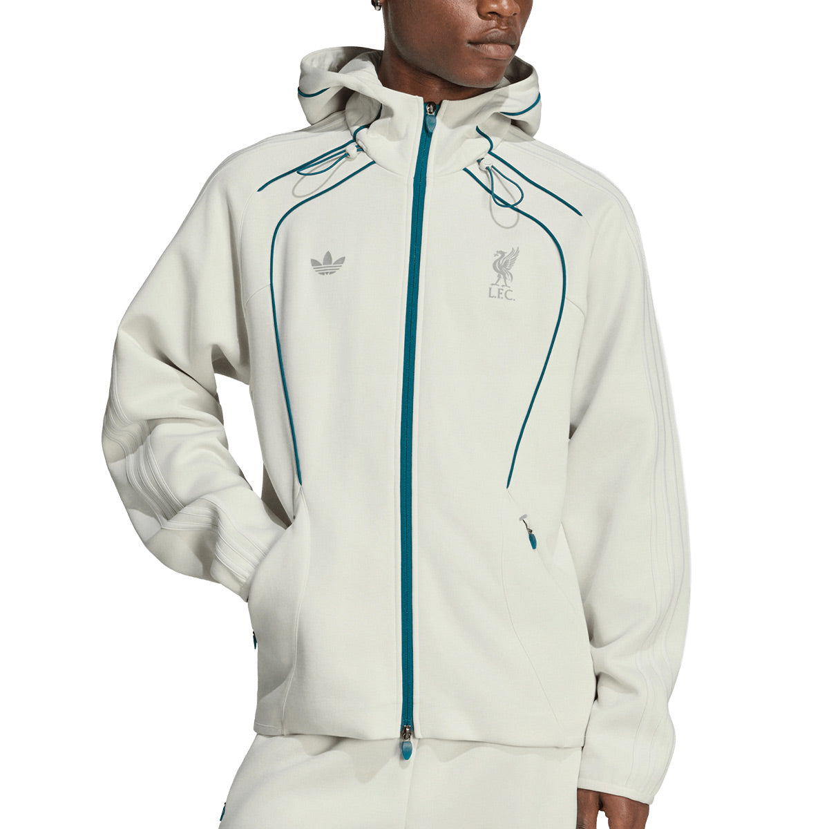 ADIDAS LIVERPOOL TEAMGEIST26 TRACK TOP - ORBIT GREY