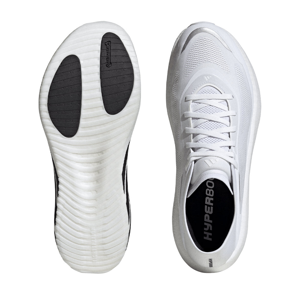 ADIDAS MEN HYPERBOOST RUN - FTWWHT/CBLACK/CBLACK