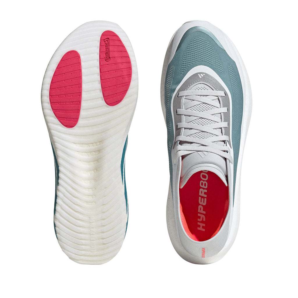ADIDAS MEN HYPERBOOST RUN - FTWWHT/PETMET/LUCRED