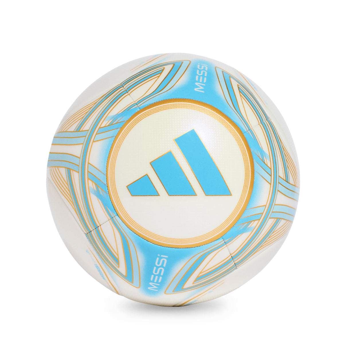 ADIDAS MESSI CLUB BALL - IVORY SEMI BLUE BURST/ICEY BLUE/GOLD MET