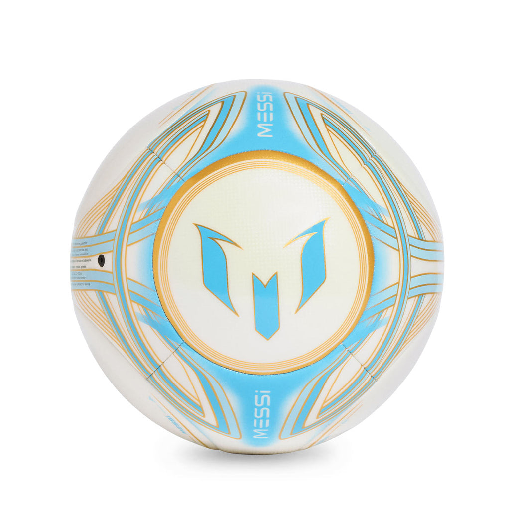 ADIDAS MESSI CLUB BALL - IVORY SEMI BLUE BURST/ICEY BLUE/GOLD MET