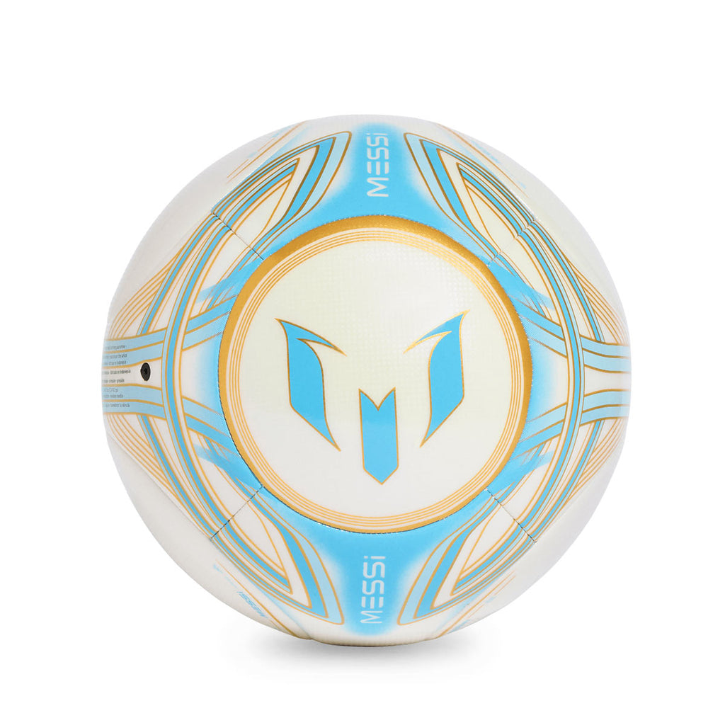 ADIDAS MESSI CLUB BALL - IVORY SEMI BLUE BURST/ICEY BLUE/GOLD MET