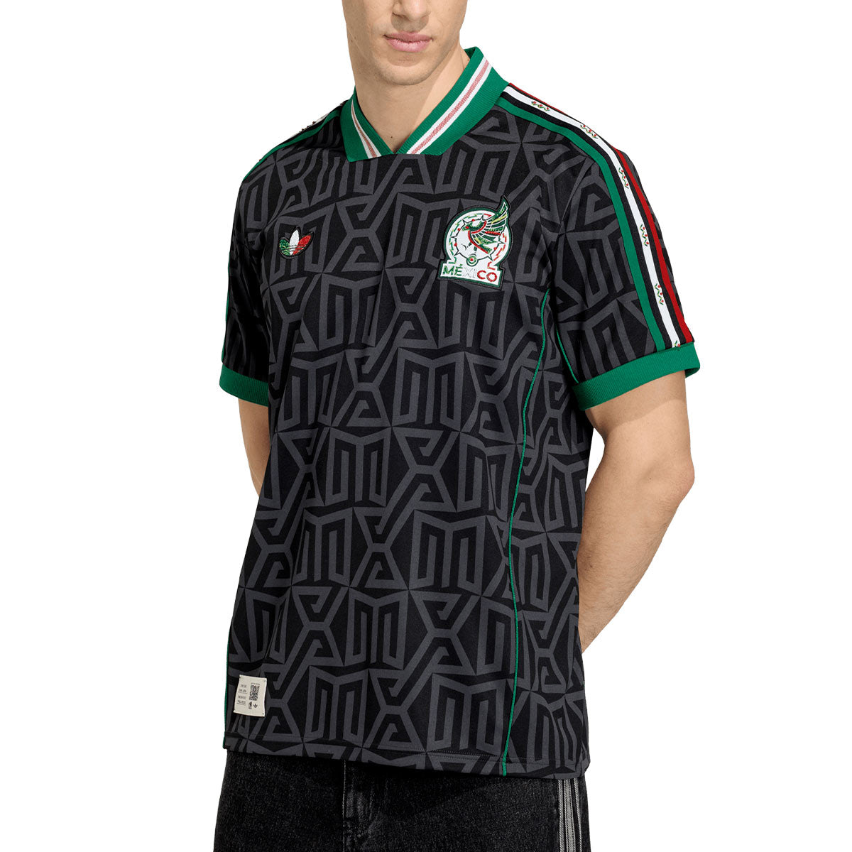 ADIDAS MEXICO X SOMEONE SOMEWHERE LIFESTYLER JERSEY - BLACK/CARBON