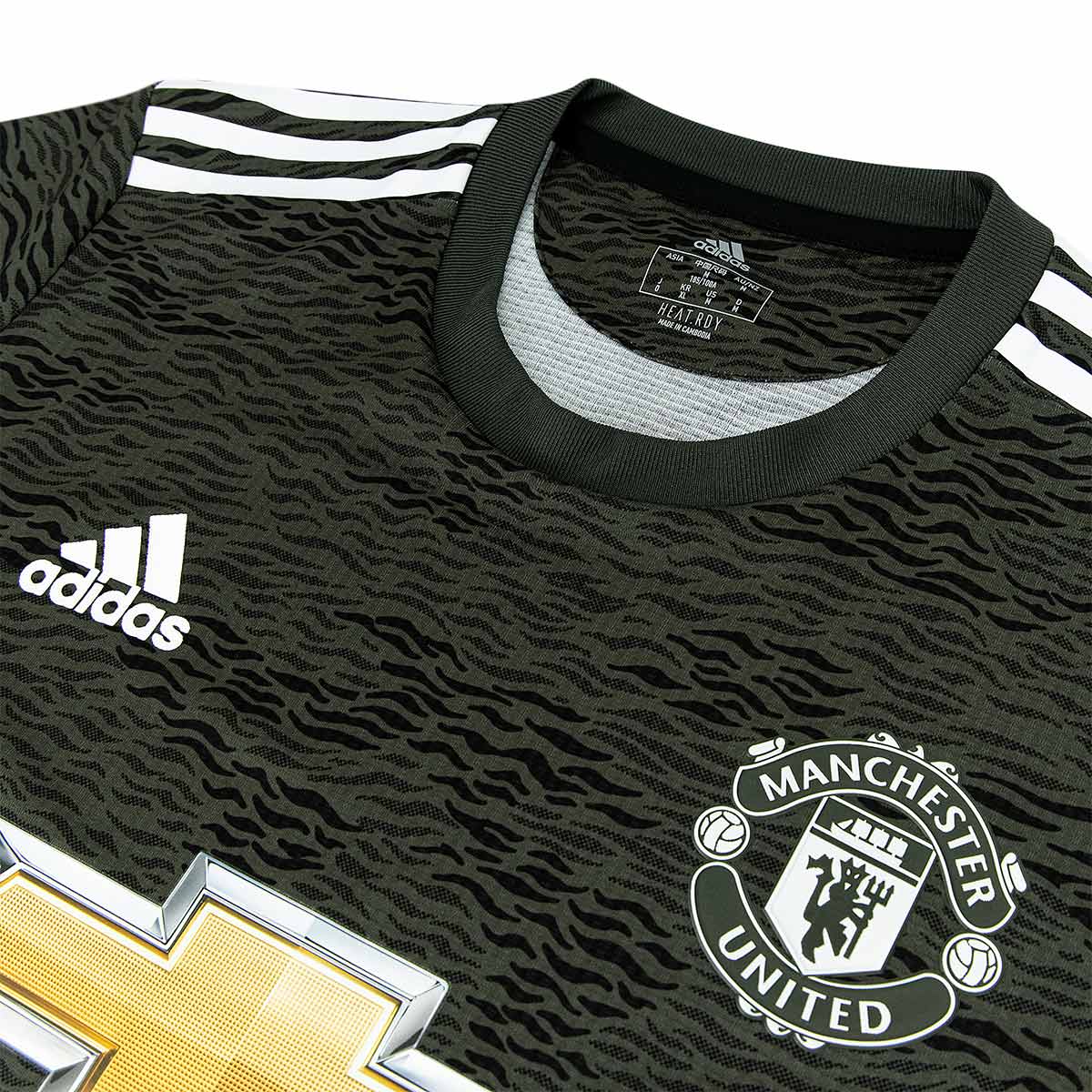 ADIDAS MUFC 20/21 A AU JSY - LEGGRN/BLACK
