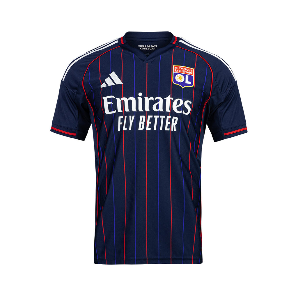 ADIDAS OLYMPIQUE LYONNAIS 2025/2026 AWAY REPLICA JERSEY - NIGHT INDIGO