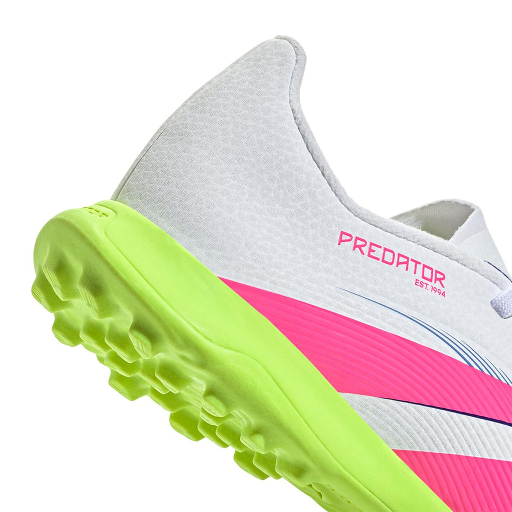 ADIDAS PREDATOR LEAGUE TF J - FTWR WHITE/LUCID PINK/LUCID LEMON