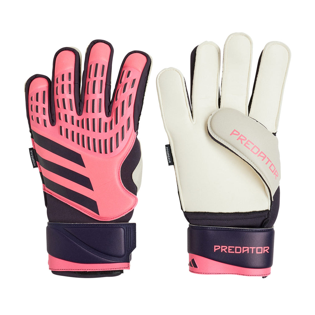 ADIDAS PREDATOR MATCH FINGERSAVE GLOVES - TURBO/AURORA BLACK/TURBO