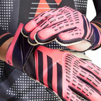 ADIDAS PREDATOR MATCH FINGERSAVE GLOVES - TURBO/AURORA BLACK/TURBO