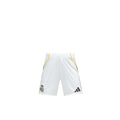 ADIDAS REAL MADRID 2025/2026 HOME KIDS SHORTS - WHITE