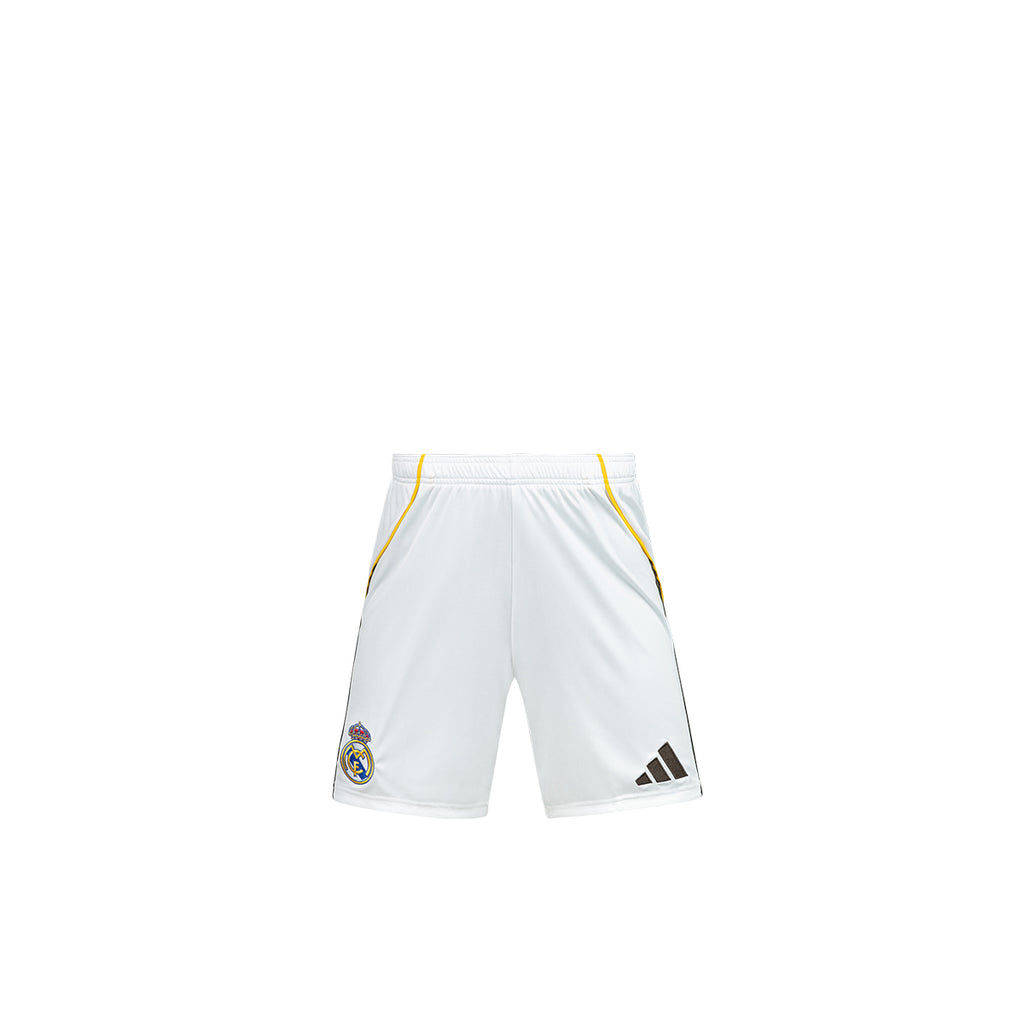 ADIDAS REAL MADRID 2025/2026 HOME KIDS SHORTS - WHITE