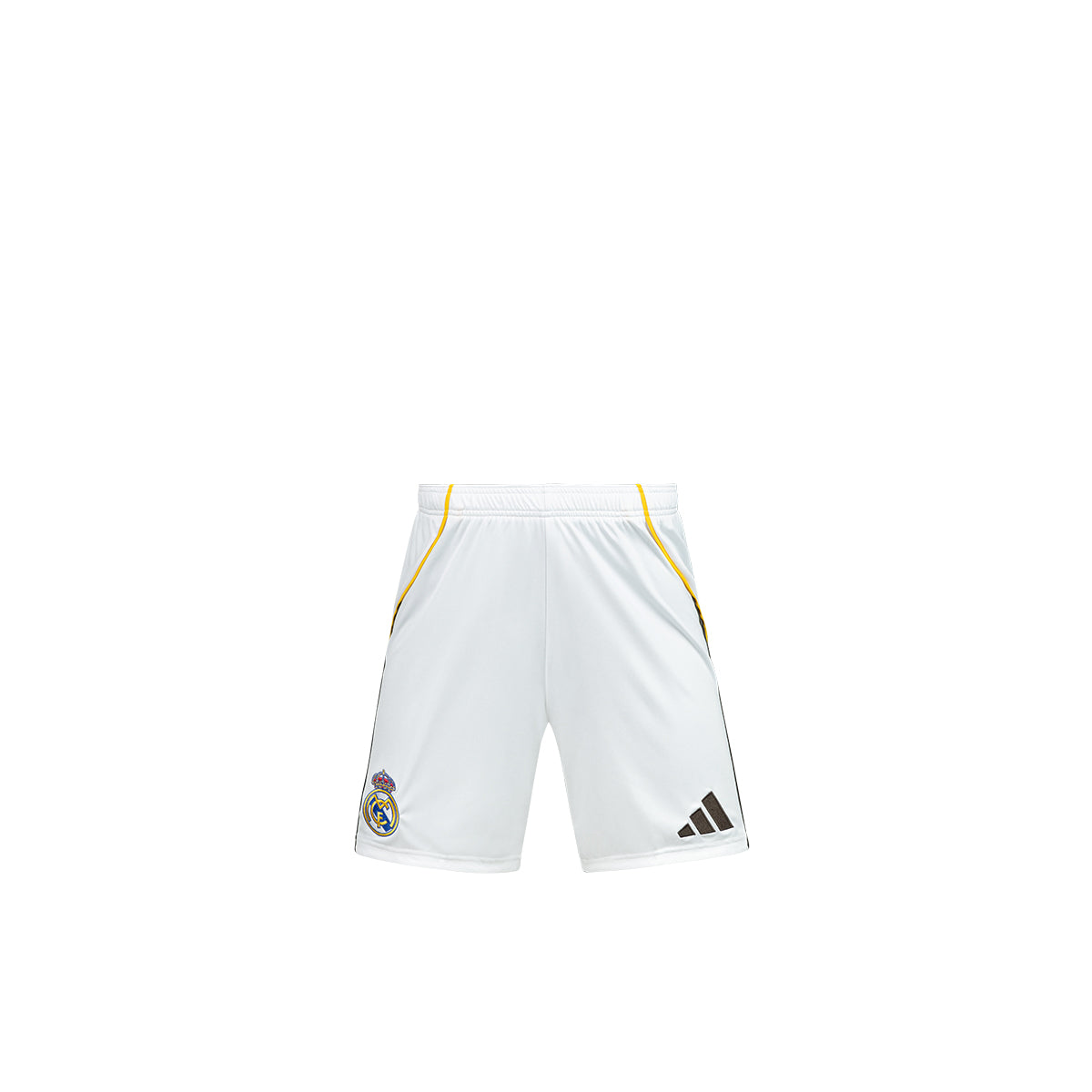 ADIDAS REAL MADRID 2025/2026 HOME KIDS SHORTS - WHITE