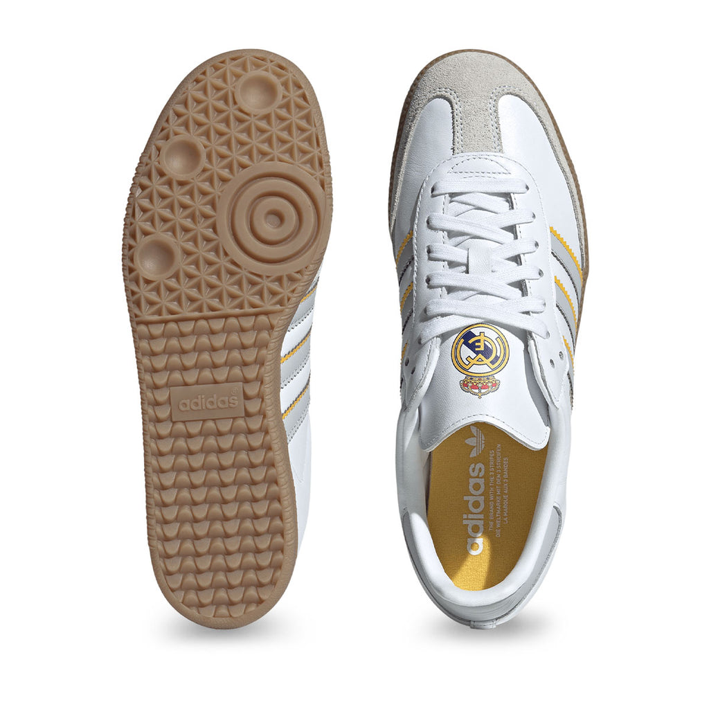ADIDAS SAMBA REAL MADRID - FTWR WHITE/LGH SOLID GREY/GUM