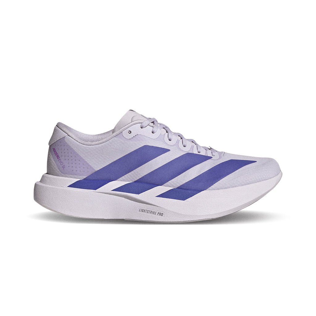 ADIDAS WOMEN ADIZERO EVO SL WOVEN - GLOGRY/SOLPUR/PRPTNT