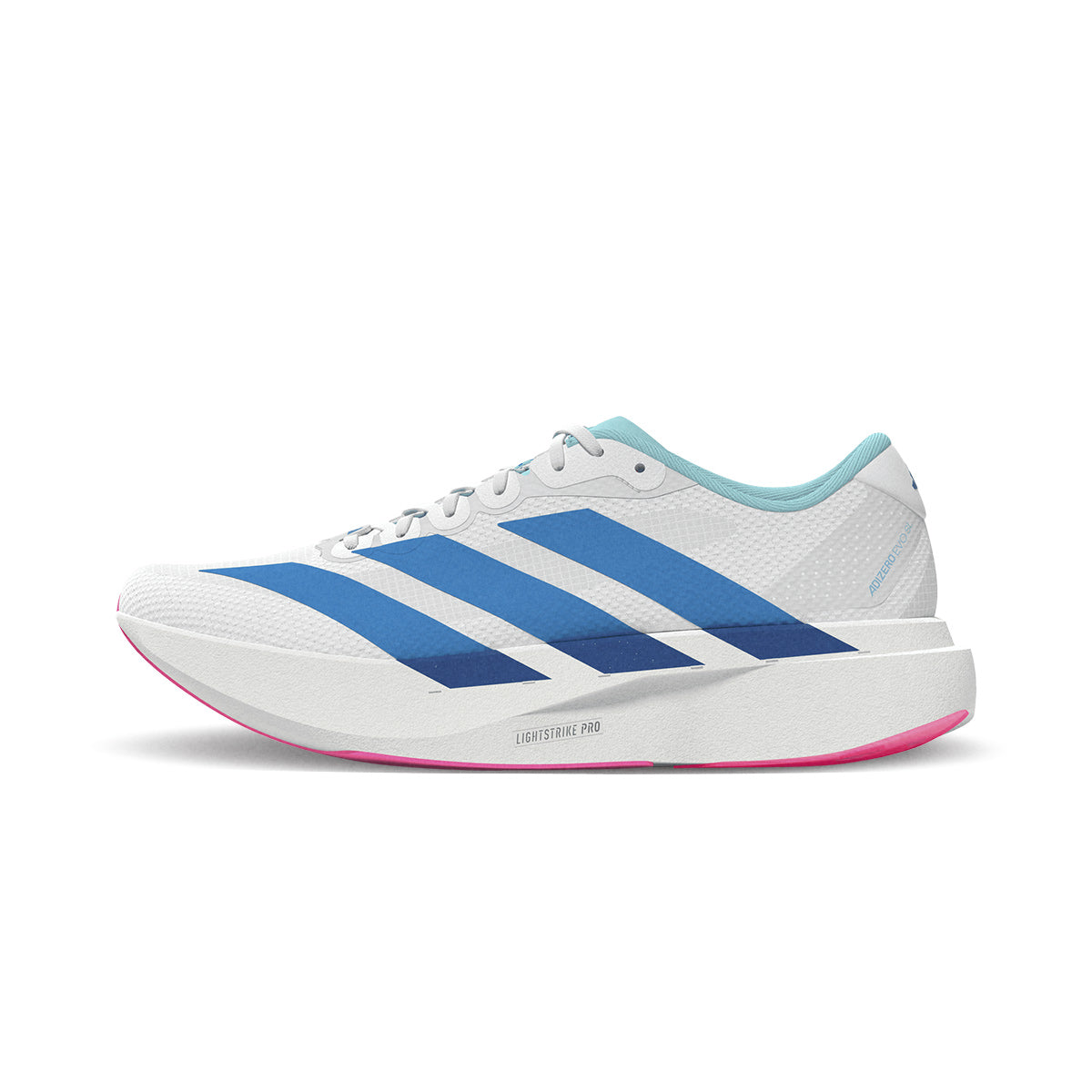 ADIDAS WOMEN ADIZERO EVO SL WOVEN - FTWWHT/LURABL/BROYAL