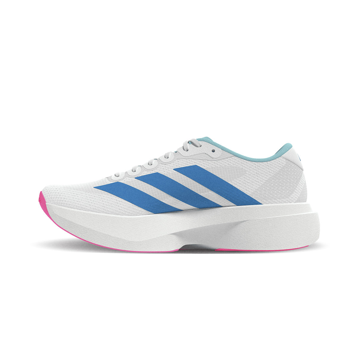 ADIDAS WOMEN ADIZERO EVO SL WOVEN - FTWWHT/LURABL/BROYAL
