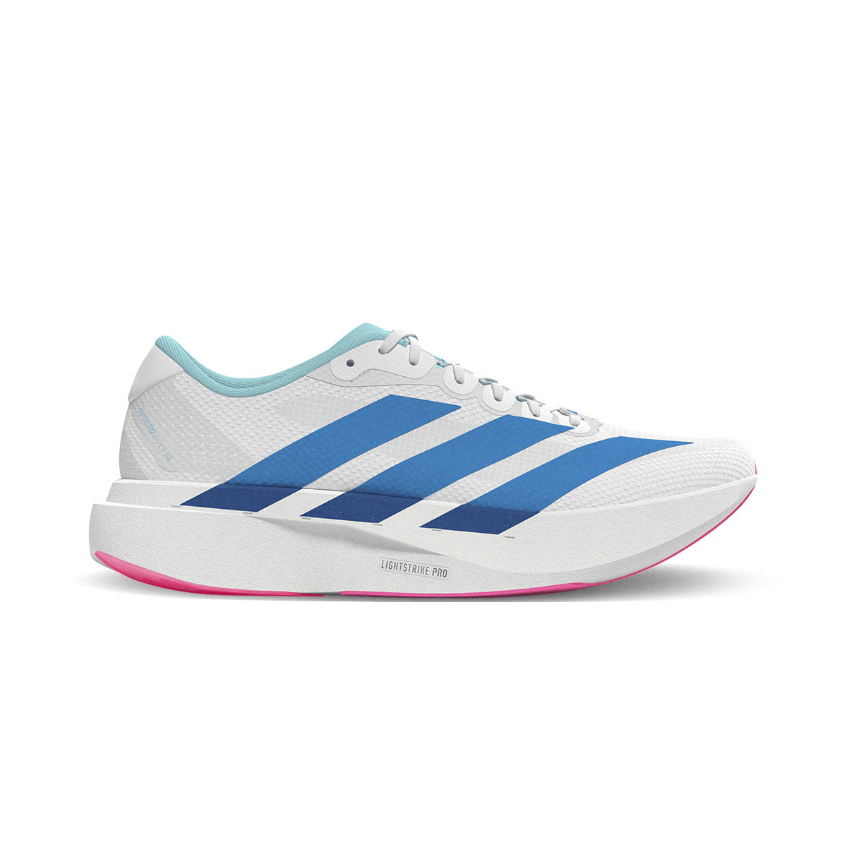 ADIDAS WOMEN ADIZERO EVO SL WOVEN - FTWWHT/LURABL/BROYAL